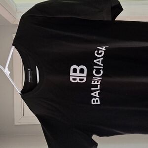 Balenciaga Black Short Sleeve Tee